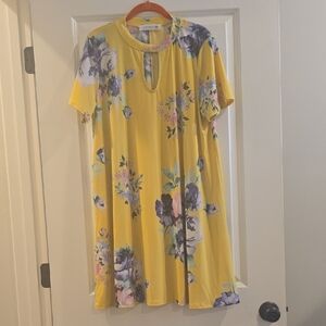 Floral Yellow Dress